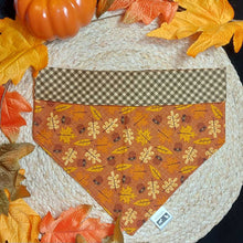 Load image into Gallery viewer, Acorns and Leaves Snap On Dog Bandana