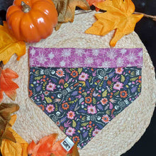 Load image into Gallery viewer, Skeletons in the Garden Snap On Pet Bandana