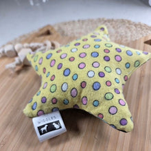 Load image into Gallery viewer, Pandas and Polka Dots Catnip Star Cat Toy
