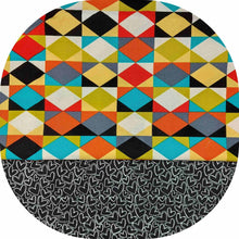 Load image into Gallery viewer, Modern Geometric Snap-On Bandana