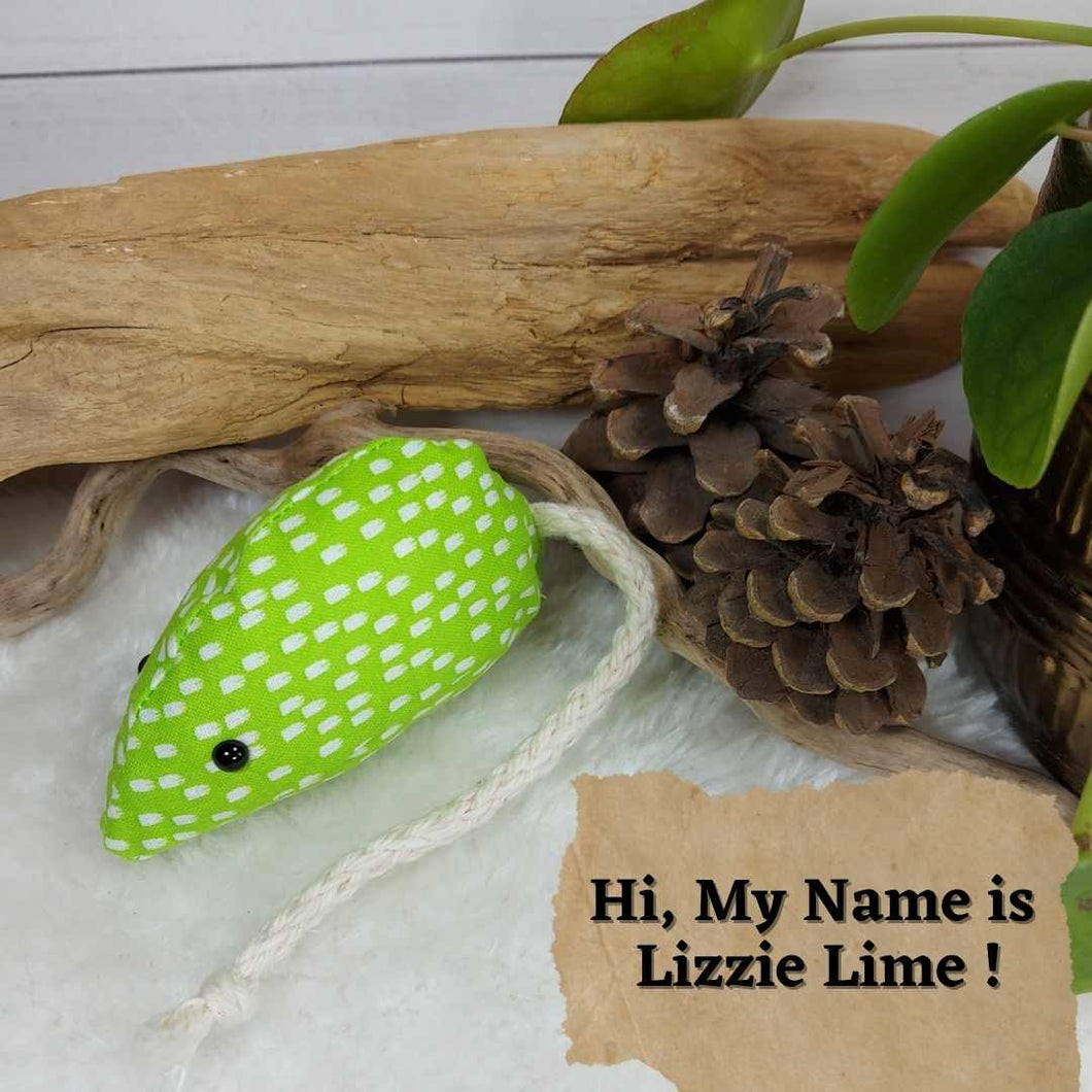 Lizzie Lime Cutie Pie Catnip Mouse
