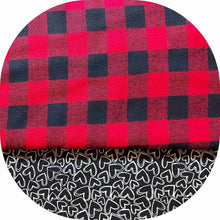 Load image into Gallery viewer, Buffalo Plaid Snap-On Pet Bandana
