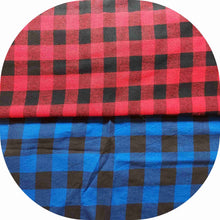 Load image into Gallery viewer, Buffalo Plaid Snap-On Pet Bandana