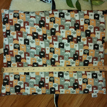 Load image into Gallery viewer, Black and White Cat Nap Play Mat