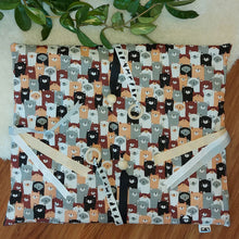 Load image into Gallery viewer, Black and White Cat Nap Play Mat