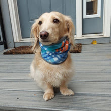 Load image into Gallery viewer, Blue Plaid Dog Snood