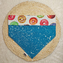 Load image into Gallery viewer, Big Donuts and Starry Nights Snap On Dog Bandana