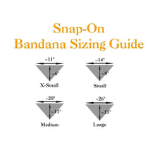 Load image into Gallery viewer, Summer Treats Snap-On Dog Bandana - Size Medium