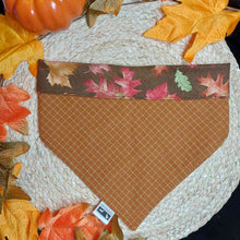 Load image into Gallery viewer, Fall Leaves Snap-On Dog Bandana
