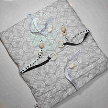 Load image into Gallery viewer, Black and White Cat Nap Play Mat
