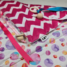 Load image into Gallery viewer, Pink Marbles Cat Nap Play Mat
