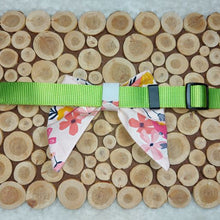 Load image into Gallery viewer, Double Pink Floral Collar Bow
