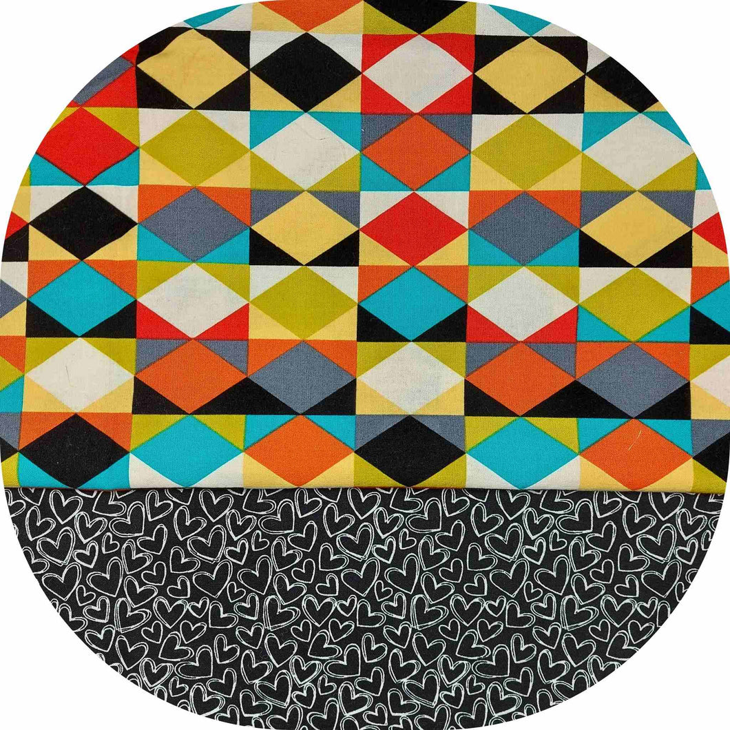 Modern Geometric Snap-On Bandana