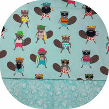 Load image into Gallery viewer, Beach Ready Beavers Snap-On Bandana
