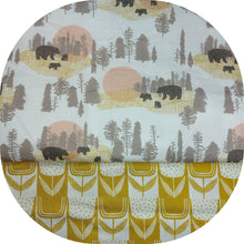 Load image into Gallery viewer, Bears at Sunset Snap-On Dog Bandana
