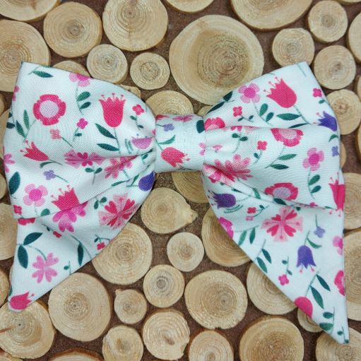 Martha's Floral Collar Bow