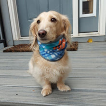 Load image into Gallery viewer, Blue Plaid Dog Snood
