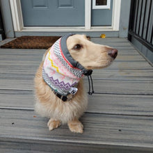 Load image into Gallery viewer, Colourful Reindeer Dog Snood
