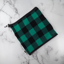 Load image into Gallery viewer, Green Buffalo Plaid Dog Snood
