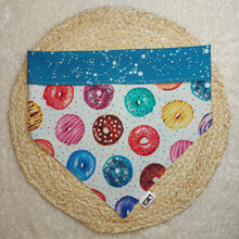 Load image into Gallery viewer, Big Donuts and Starry Nights Snap On Dog Bandana
