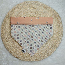 Load image into Gallery viewer, Perfectly Peach Mushroom Snap-On Pet Bandana
