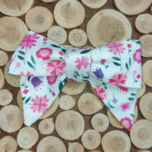 Load image into Gallery viewer, Martha&#39;s Floral Collar Bow
