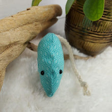 Load image into Gallery viewer, Tommy Teal Cutie Pie Catnip Mouse
