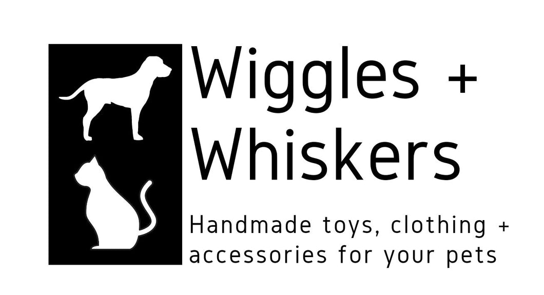 Wiggles and Whiskers Gift Card. Canadian Pet Accessories Company Wiggles & Whiskers